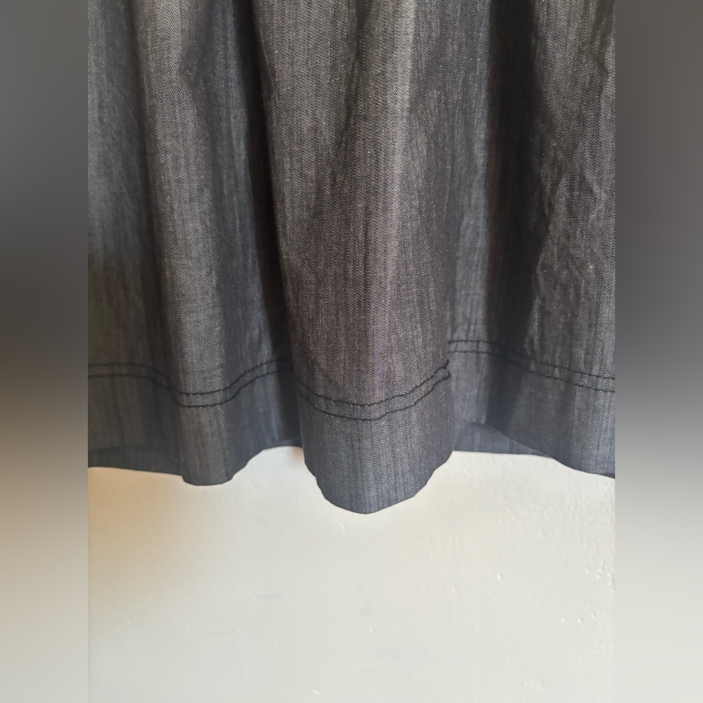 Calvin Klein Strapless Fit and Flare Chambray Dress Size 6 - Picture 7 of 8
